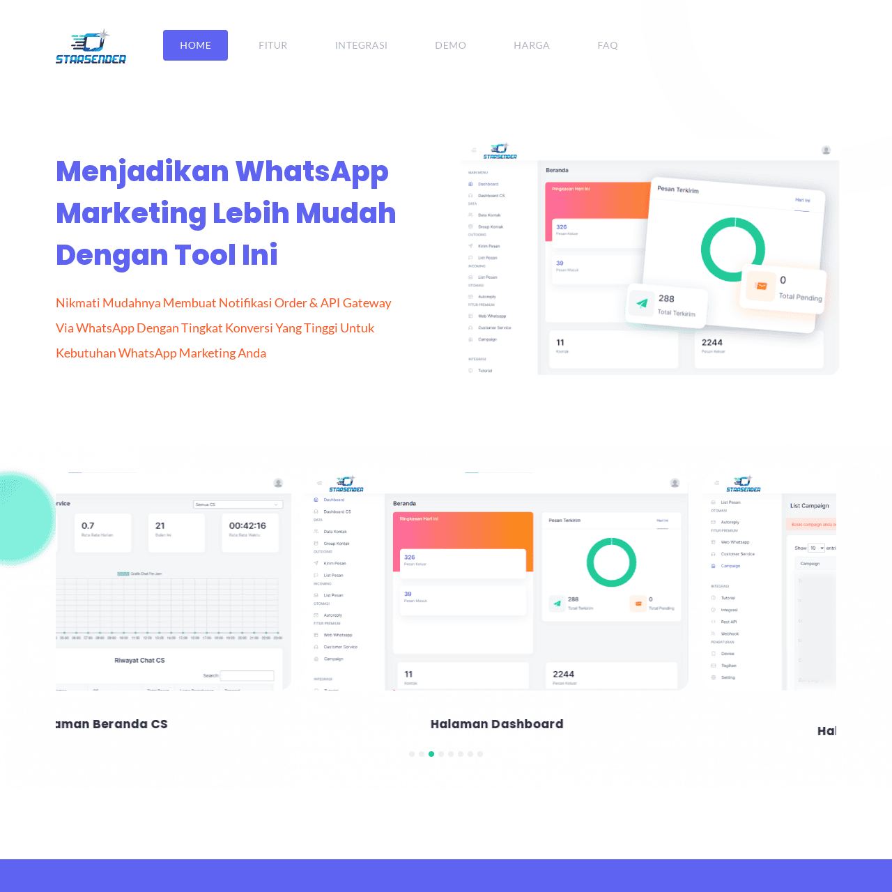 Starsender: Solusi WhatsApp Gateway Multi-Device terlengkap untuk kebutuhan WhatsApp Marketing bisnis anda